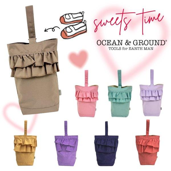 オーシャン＆グラウンド オーシャンアンドグラウンド Ocean＆Ground SWEETSTIME FRILL 上履き入れ 上靴入れ うわばき入れ うわぐつ入れ 靴入れ くつ入れ シューズケース シューズバッグ シューズ袋 上履き 上ばき ...