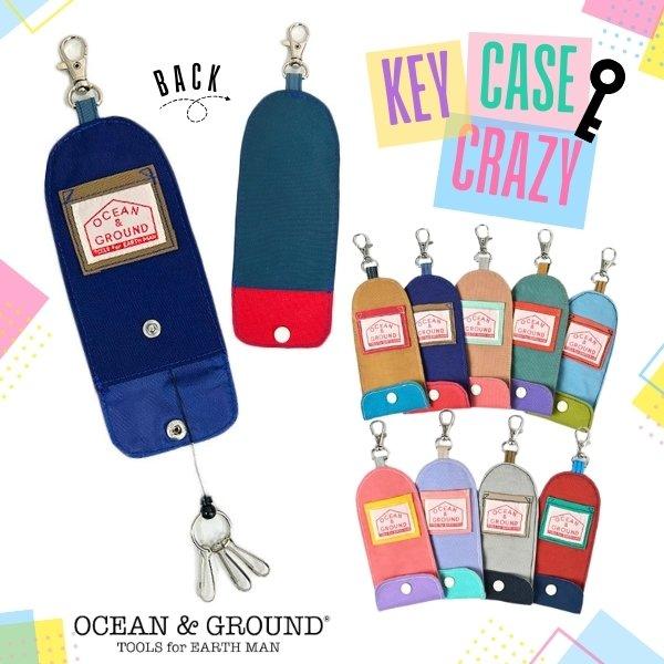 オーシャン＆グラウンド オーシャンアンドグラウンド Ocean＆Ground キーケースCRAZY キーケース キーホルダー キーリング キーストラップ 鍵ホルダー 鍵入れ ランドセルキーケース ランドセル ランドセル対応 伸びるリール リ...