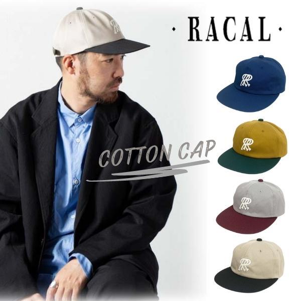RACAL Old B.B Cap RR 日本製 ベースボールキャップ コットン100% 革