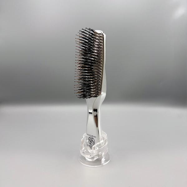 エス・ハート・エス スカルプブラシ プリュス ロングタイプ シルバー