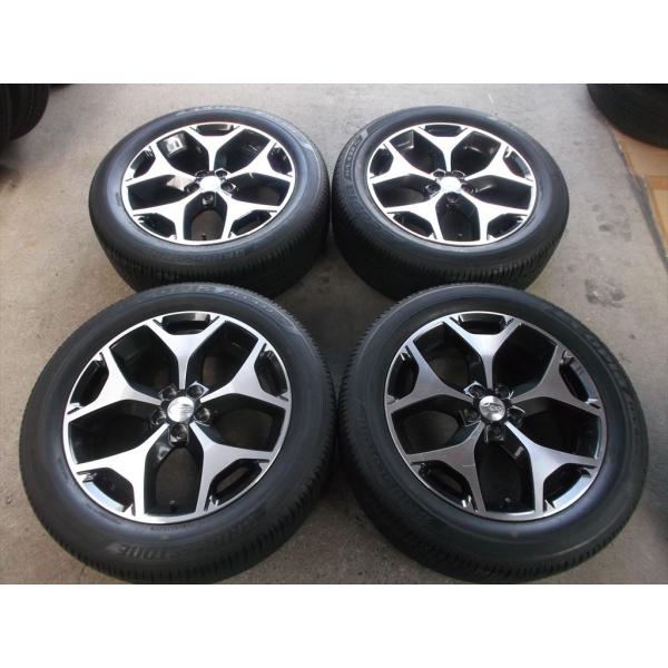 ★特価品！SJフォレスター純正　7.0J×18　IS48　100/5H　225/55R18　ブリヂストン　イボ有り！車検・履き替え・スバルXV（GT）【C-18