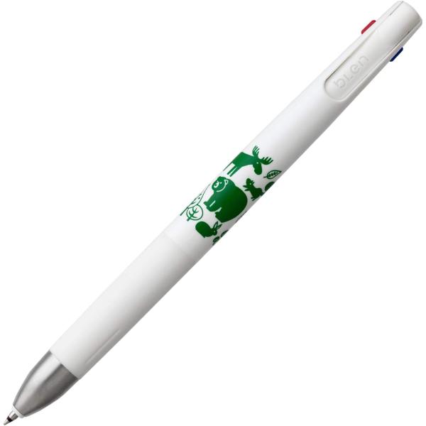 ペンペンペン ZEBRA（ゼブラ） 3色ボールペン ブレン3C 0.5mm 森の仲間 B3AS88-W-A