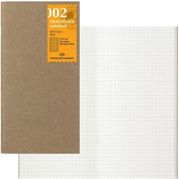 トラベラーズノート リフィル 方眼 2冊パック レギュラーサイズ 14246006 単品