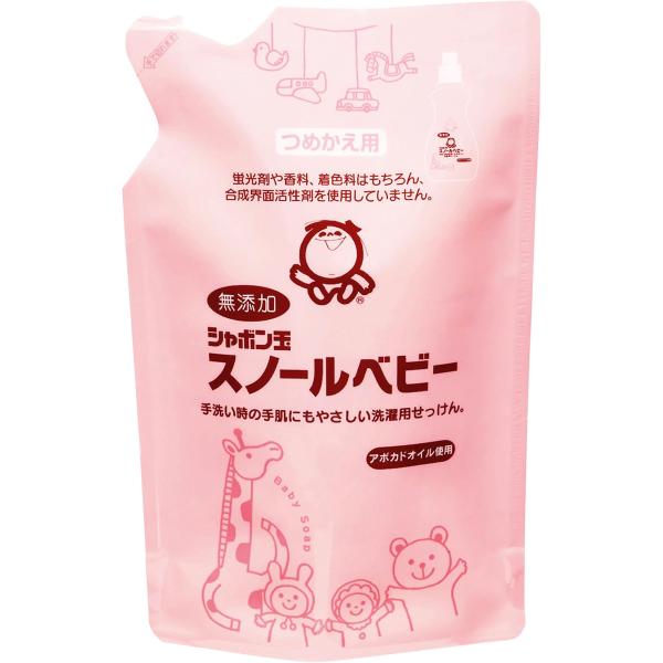 シャボン玉 衣料用液体洗剤 スノールベビー つめかえ用 650ml : 葉月
