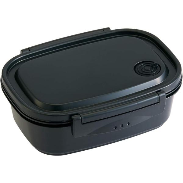スケーター ラク軽 軽い 弁当箱 L レンジ対応 720ml ブラック シール容器 保存容器 黒 XPM5 720ml