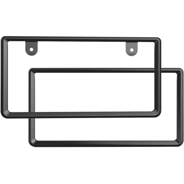 他サイト： 星光産業 車外用品 ナンバーフレーム EXEA(エクセア) ナンバーフレームセット ブラック EX-208の商品画像