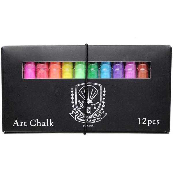 他サイト： 日本理化学 ダストレス スクール アート チョーク 12色 SAC-12の商品画像