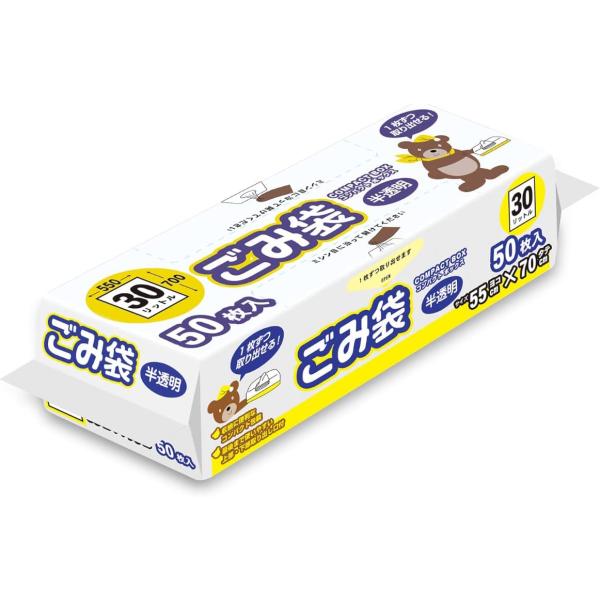 [Release date: December 25, 2022]●色:30L●サイズ:30L●ブランド:オルディ Ordiy●容量:30 L●ユニット数:50 枚●商品の推奨用途:ゴミ箱●素材の特徴:使い捨て●商品の仕様、用途: 半透明,...