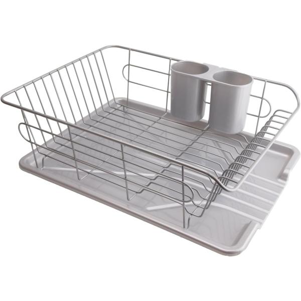 [Release date: December 25, 2022]●色:グレー●パターン名:ヨコ置き●材質:本体:鉄 エポキシ樹脂塗装 トレー・水切りポケット:ポリプロピレン 耐熱温度100度●商品の寸法:30奥行き x 40幅 x 14....