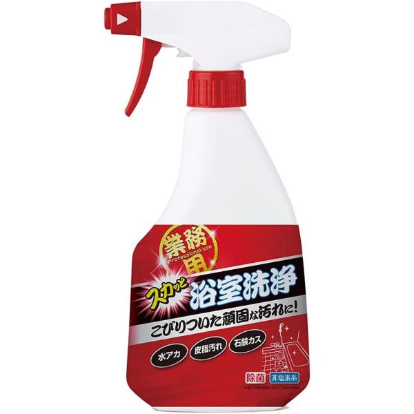 アイメディア Aimedia 浴室洗剤 浴槽洗剤 500ml お風呂用洗剤 水垢 皮脂汚れ 除菌 業務用スカッと浴室洗浄 お風呂用