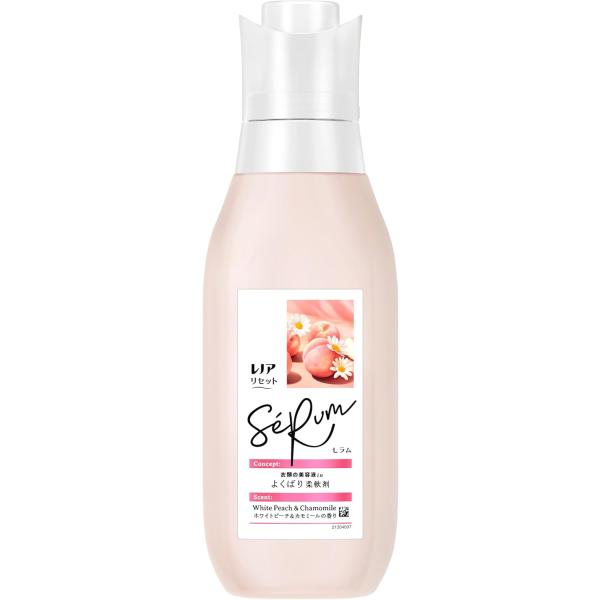 他サイト： レノア リセット セラム 柔軟剤 ホワイトピーチ＆カモミール 本体 500mL x1 ホワイトピーチ&amp;カモミールの香りの商品画像