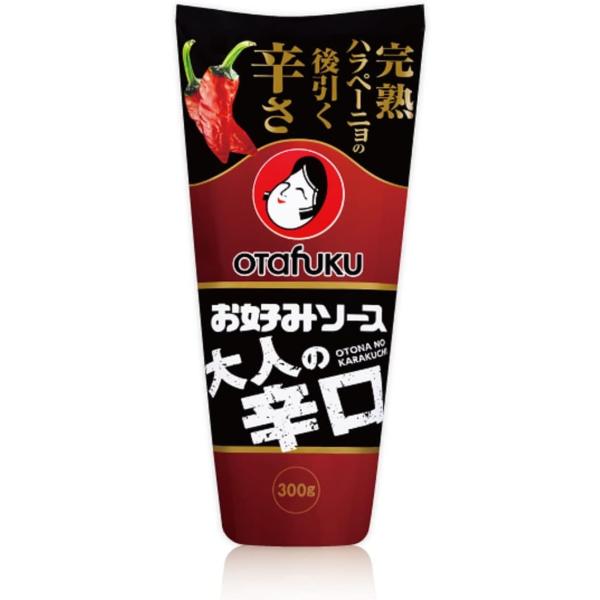 Otafuku オタフクソース お好みソース大人の辛口SB 300g×3本