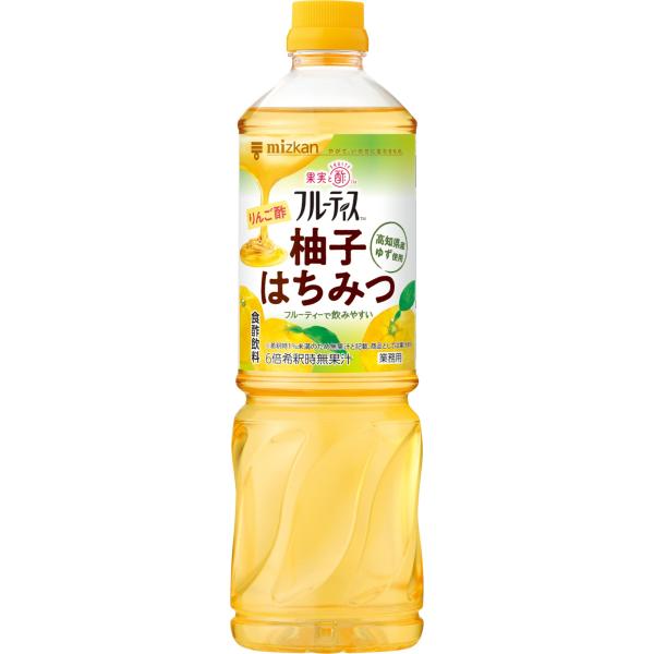 他サイト： ミツカン 業務用 フルーティス りんご酢 柚子はちみつ 1000ml 6倍濃縮タイプ 飲むお酢の商品画像