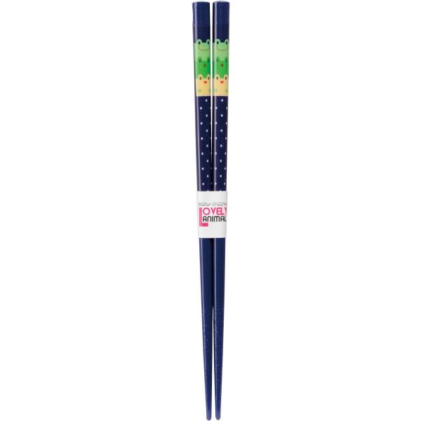 カワイ 『矯正箸』 日本製 あにまるきゅーぶ カエル 18cm 104980