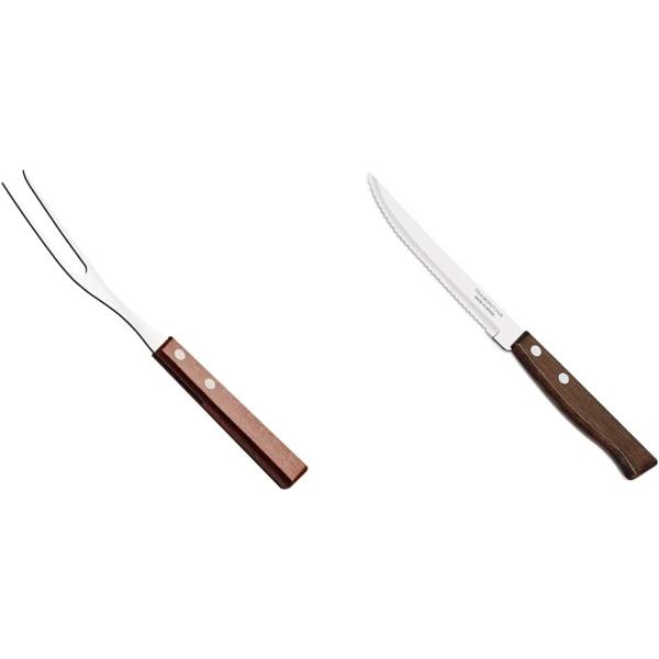 [Release date: December 25, 2022]●パターン名:テーブルサイズ カービングフォーク&amp;ナイフ●ブランド:TRAMONTINA●個数:1●色:茶色, 銀●仕上げタイプ:ポリッシュド●スタイル:伝統的●商品...