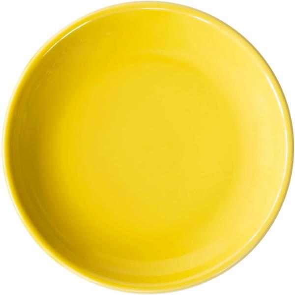 西海陶器 Saikaitoki 波佐見焼 Common コモン プレート イエロー 直径約12cm 電子レンジ 食洗器対応 17034 プレート12cm