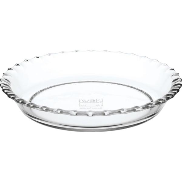 iwaki イワキ 耐熱ガラス 皿 食器 ベーシックシリーズ ふち飾り皿 外径19cm BC207 19cm