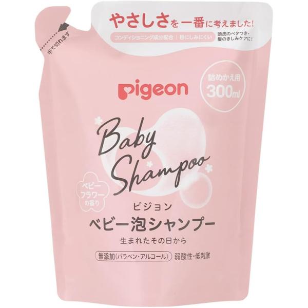 他サイト： PIGEON ピジョン ベビー泡シャンプー ベビーフラワーの香り 詰めかえ用 300ml 本体の商品画像