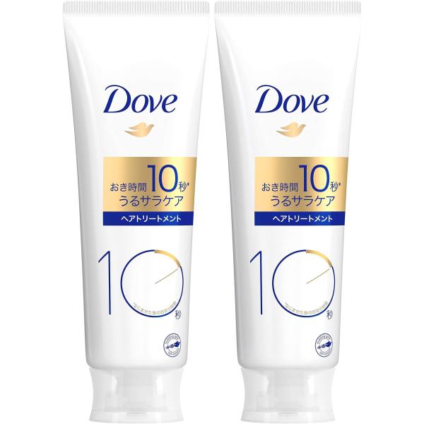 Dove ダヴ 濃密ミルク トリートメント 180g 10秒トリートメント モイスチャーミルクEX配合 うるサラ髪 パサつき防止 x 2 180グラム