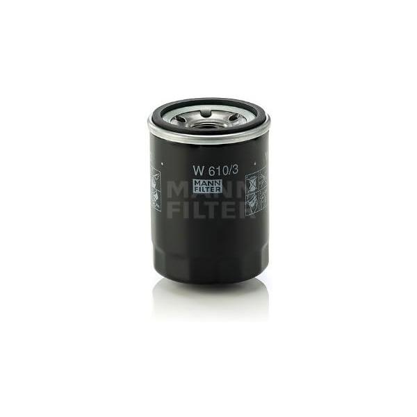 MANN オイルフィルター (フィアット/500チンクエチェント) W 610/3 【型式 ABA-31212 初年08/03-】