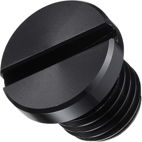 ポッシュ(POSH) バイク用品 ミラーホールカバーキャップ M10 正ネジ ブラック (1個入) 000806-06 正ネジ/M10