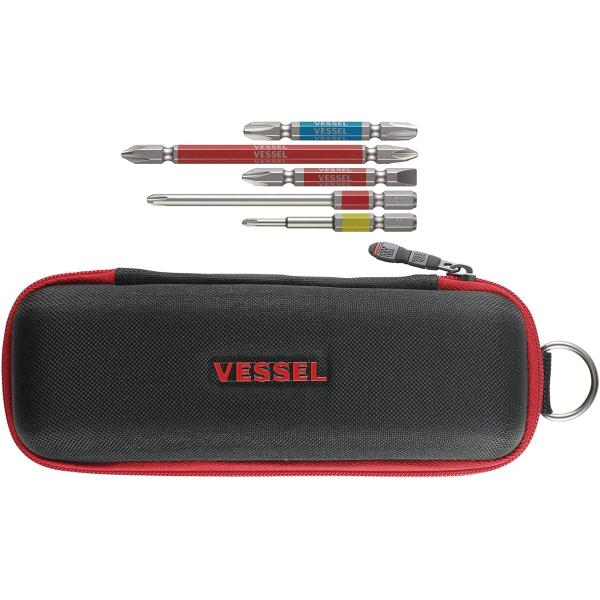 ベッセル(VESSEL) 40V対応 剛彩ビット 5本組&ドライバー収納ケースのみ 電ドラボール(220USB) に最適 TPC-10