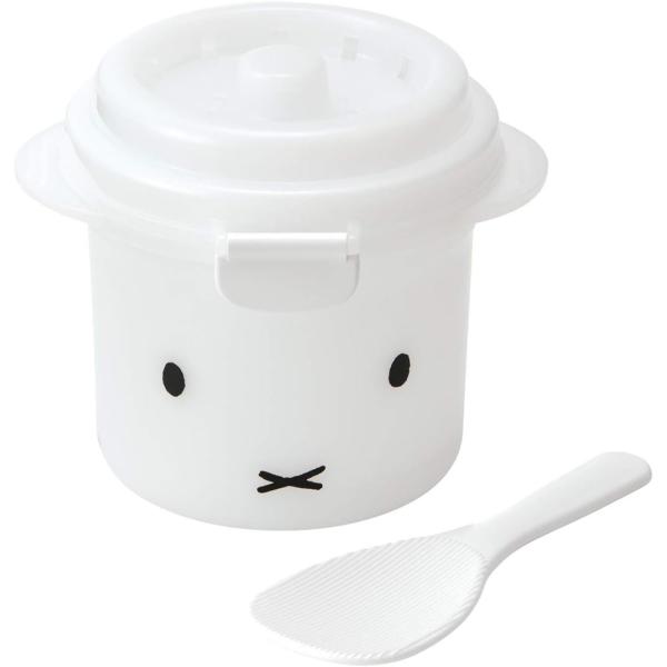 スケーター(Skater) 電子レンジ炊飯器 ご飯メーカー 1合 スノコ付 ミッフィー 640ml UDG1 ご飯