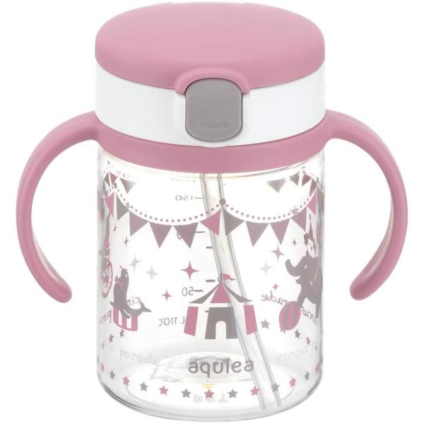 他サイト： リッチェル プラスチック アクリア おでかけストローマグ R ピンク 200mlの商品画像