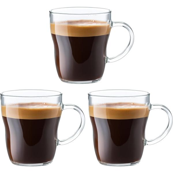 東洋佐々木ガラス 耐熱マグカップ 330ml 日本製 食洗機対応 3個入 TH-401-JAN クリア