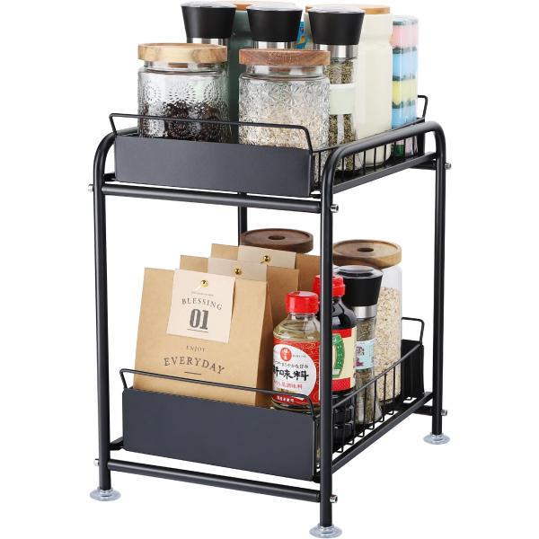 [Release date: January 15, 2025]●色:ブラック【高炭素鋼】●スタイル:スライド収納ラック 【2段 高炭素鋼】●HATUKI●色:ブラック【高炭素鋼】●サイズ:幅28×奥行36×高さ40.5cm●メーカー:チチ...