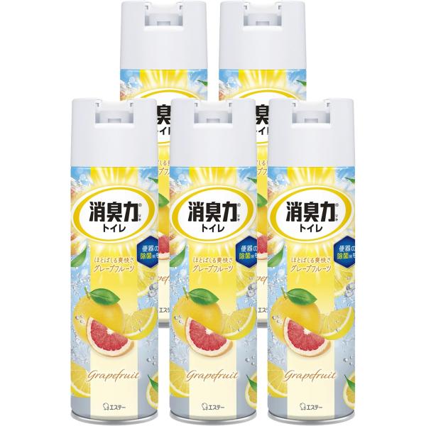 [Release date: January 15, 2025]●パターン名:[新容量]365ml●サイズ:5個●香り:グレープフルーツ●色:イエロー●ブランド:消臭力●商品の形状:スプレー●ユニット数:1825.0 ミリリットル●梱包サイ...