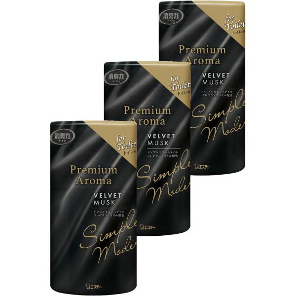 [Release date: January 15, 2025]●フレーバー名:ベルベットムスク●パターン名:トイレ用置き型●香り:ムスク●色:ブラック●ブランド:消臭力●商品の形状:オイル●ユニット数:3 個●梱包サイズ:19.4 x 1...