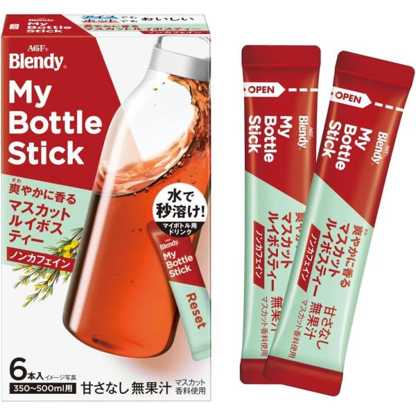 [Release date: January 15, 2025]●スタイル:マスカットルイボスティー●ブランド:AGF(エージーエフ)●商品の形状:粉末●風味:マスカット●ユニット数:6 本●パッケージ情報:バッグ●カフェイン含有量:カフェ...