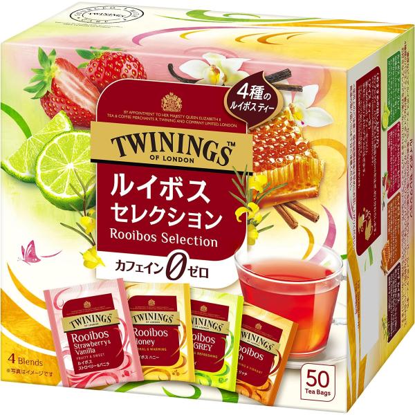 [Release date: January 15, 2025]●ブランド:トワイニング●商品の形状:バッグ●風味:アソート●茶葉種:ルイボス●ユニット数:50 袋●商品の個数:50●パッケージ情報:バッグ●カフェイン含有量:カフェイン抜き...