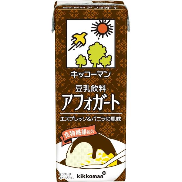 他サイト： キッコーマン(豆乳) 飲料 アフォガート 200ml×18本の商品画像