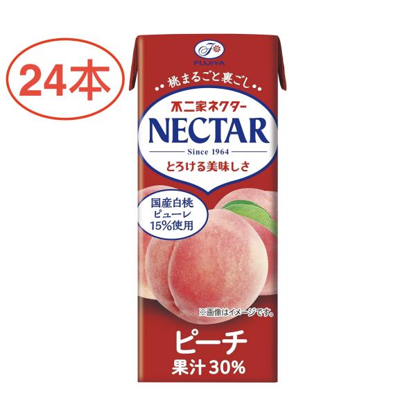 他サイト： 不二家 ネクター ピーチ 200ml×24本 紙パックの商品画像