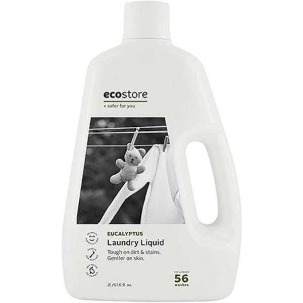 他サイト： ecostore(エコストア) ランドリーリキッド 【ユーカリ】 2L 洗濯洗剤 洗剤 液体 植物由来 肌にやさしい 大容量 詰め替えの商品画像