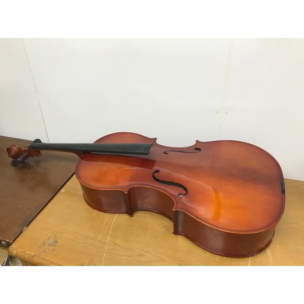ジャンク□Carlo giordano SC-90S チェロ Cello 弦無し、現状品 ソフト