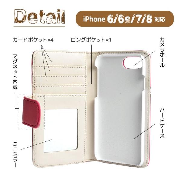 スマホケース 手帳型 Iphone7 かわいい Iphone8 Iphone6 ミラー付き カード収納 キャラクター スマホカバー アニマル ナマケモノ Buyee Buyee Jasa Perwakilan Pembelian Barang Online Di Jepang