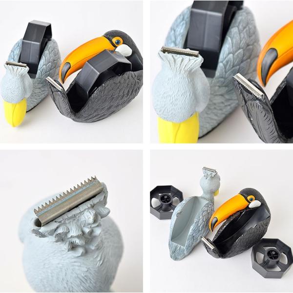 テープカッター おしゃれ セロハンテープ 鳥 リアル デスク用品 インテリア かわいい ハシビロコウ トゥーカン モチーフ アニマル Buyee Buyee 日本の通販商品 オークションの代理入札 代理購入