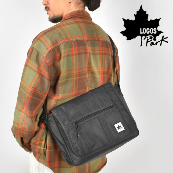 ブラックショルダーバッグ ロゴ入り hauhau_logos-sld02