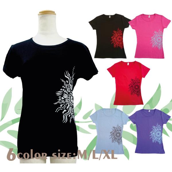 最終閉店セール！！フラダンス用半袖Ｔシャツ ラー・リノ ハワイアン