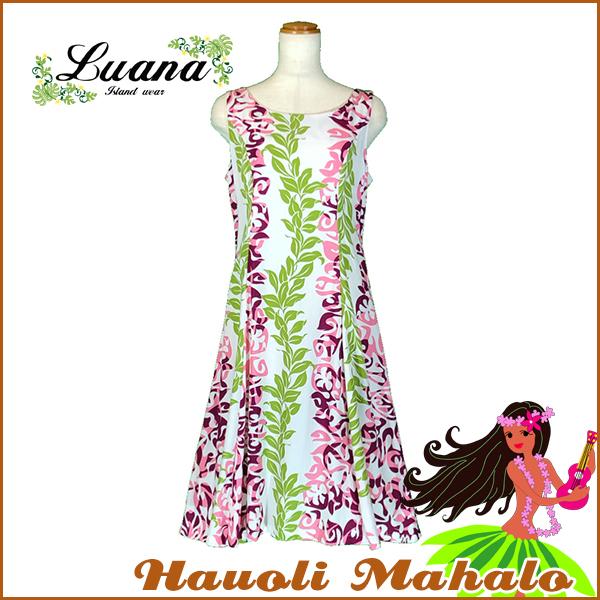 ワンピース 夏 リゾートウェア ミディアムドレス カジュアル ハワイ直輸入生地 ハワイ産 Luana Luana Hauoli Mahalo 通販 Yahoo ショッピング