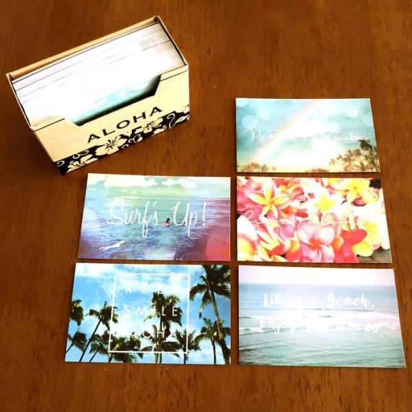 カード 紙 メッセージカード ミニ 名刺サイズ 1枚 セット ウエディングカード おしゃれ ハワイアン Dejapan Bid And Buy Japan With 0 Commission