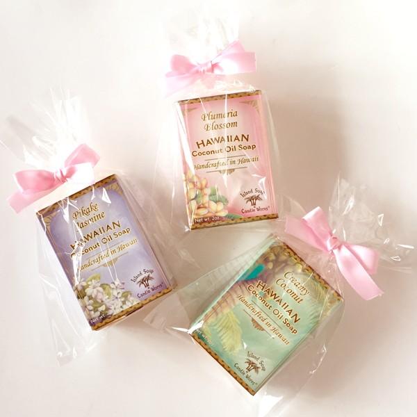 ハワイ土産 石鹸 アイランドソープ ココナッツソープラッピング済 女性人気ギフト Coconutsoaprap ハワイショップ ハウオリ 通販 Yahoo ショッピング