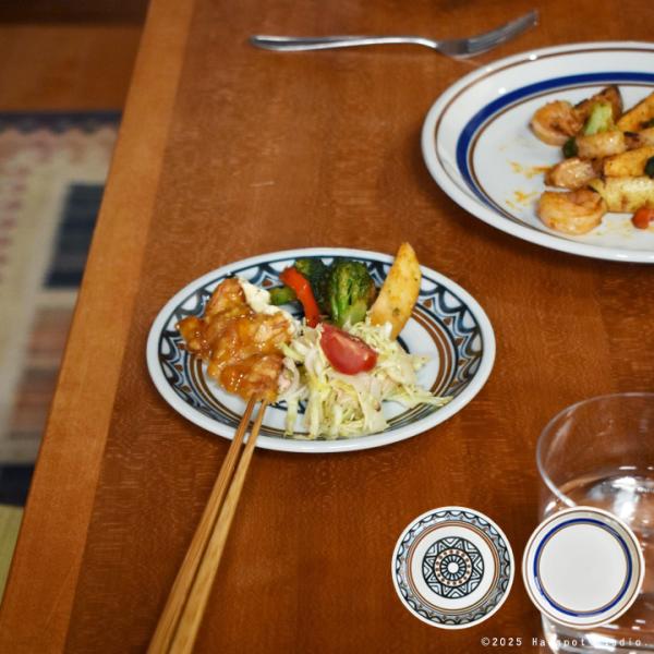 プレート 食器 日本製 15.5cm 小皿 取り皿 ラウンドプレート ノルディコ/ボーダー 磁器 食洗機可 カフェ 北欧 器 おしゃれ かわいい ブルー ホワイト