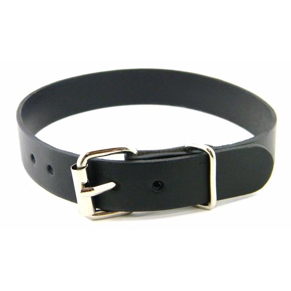 チョーカー首輪 パンク レザー 本革 ハトメ無し レザーベルト