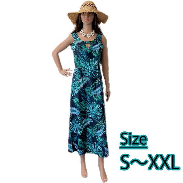 ワンピース マキシ丈 モンステラ 人気 フラ クラシックドレス