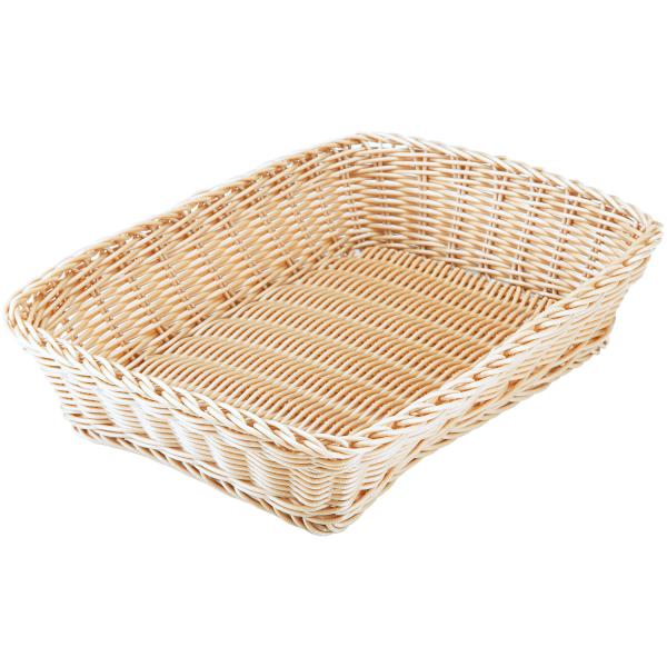 カルティエラタン Quartier latin 洗えるバスケット ルンド レクタングルLビスケット かご 皿 容器 収納 トレー 食卓 レンジ使用可 調理 料理 クッキング モーニング ランチ ディナー  868095　アウトドア　盛り付け...