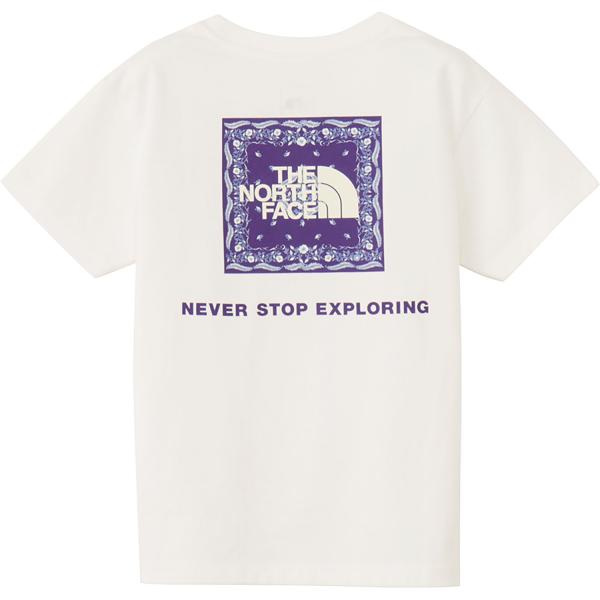 ザ・ノース・フェイス THE NORTH FACE ショートスリーブバンダナスクェアロゴティー ジュニア キッズ 子ども 半袖Tシャツ トップス 夏 UVカット 紫外